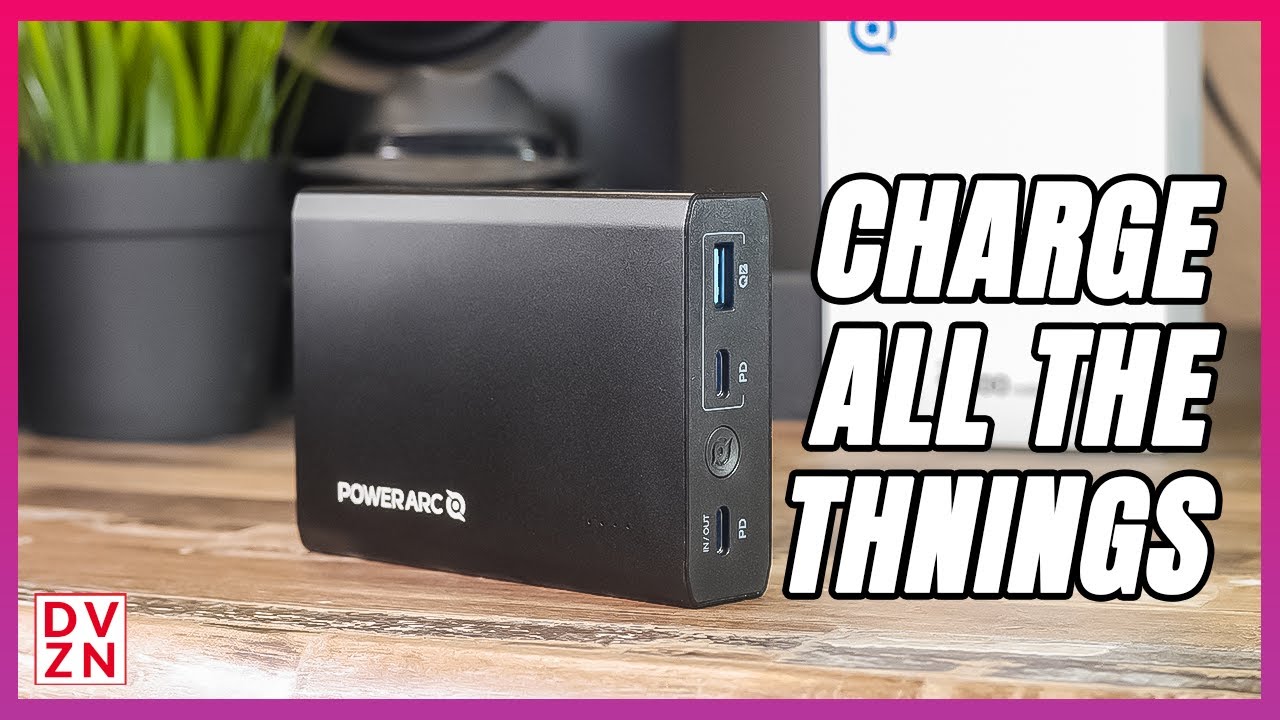 Best Portable Charger of 2020 PowerArc ArcPack 15000 mAh 60W PD YouTube