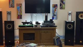 AURIS AUDIO Poison 1 speakers (made in Serbia) Quad 77 integrated amplifier CD Player Cambridge AURIS AUDIO Poison 1 speakers (made in Serbia) Quad 77 integrated amplifier CD Player Cambridge