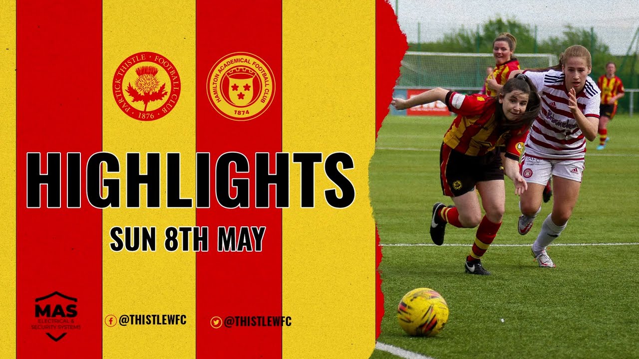 Partick Thistle v Hamilton Accies - Match Highlights - 8th May 2022