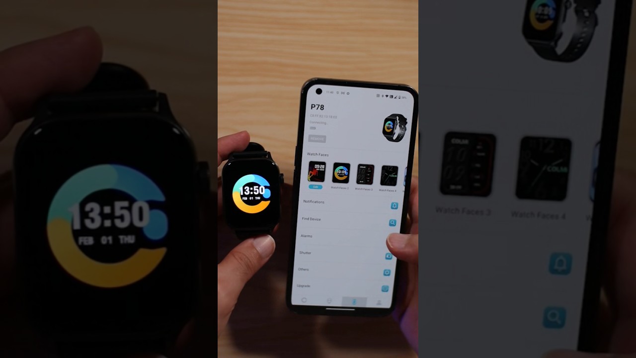 Colmi P78 pairing setup video 