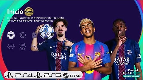 PES2021 - OPTION FILE V11 Extended Season 2025-26 ( PS4/PS5/PC )