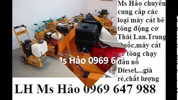 Giá máy cắt bê tông KC20 chạy đầu nổ Trung Quốc
