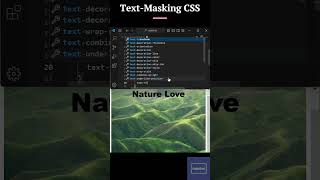 Clip an image to text with CSS | Text Masking over an Image CSS  #css #clipmasking #codechat