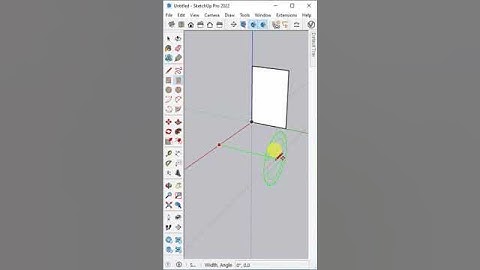 Rotated Rectangle #sketchup #shorts
