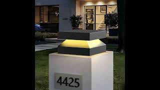 Stainless Steel Outdoor Post Lights,110-240V / 12V Hard Wired Light,Outdoor lamp Post