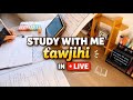 Study with me live, 2008 tawjihi👏👏توجيهي8⏳️