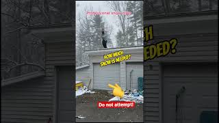 How much SNOW is needed to break your fall? ❄️ #shorts30