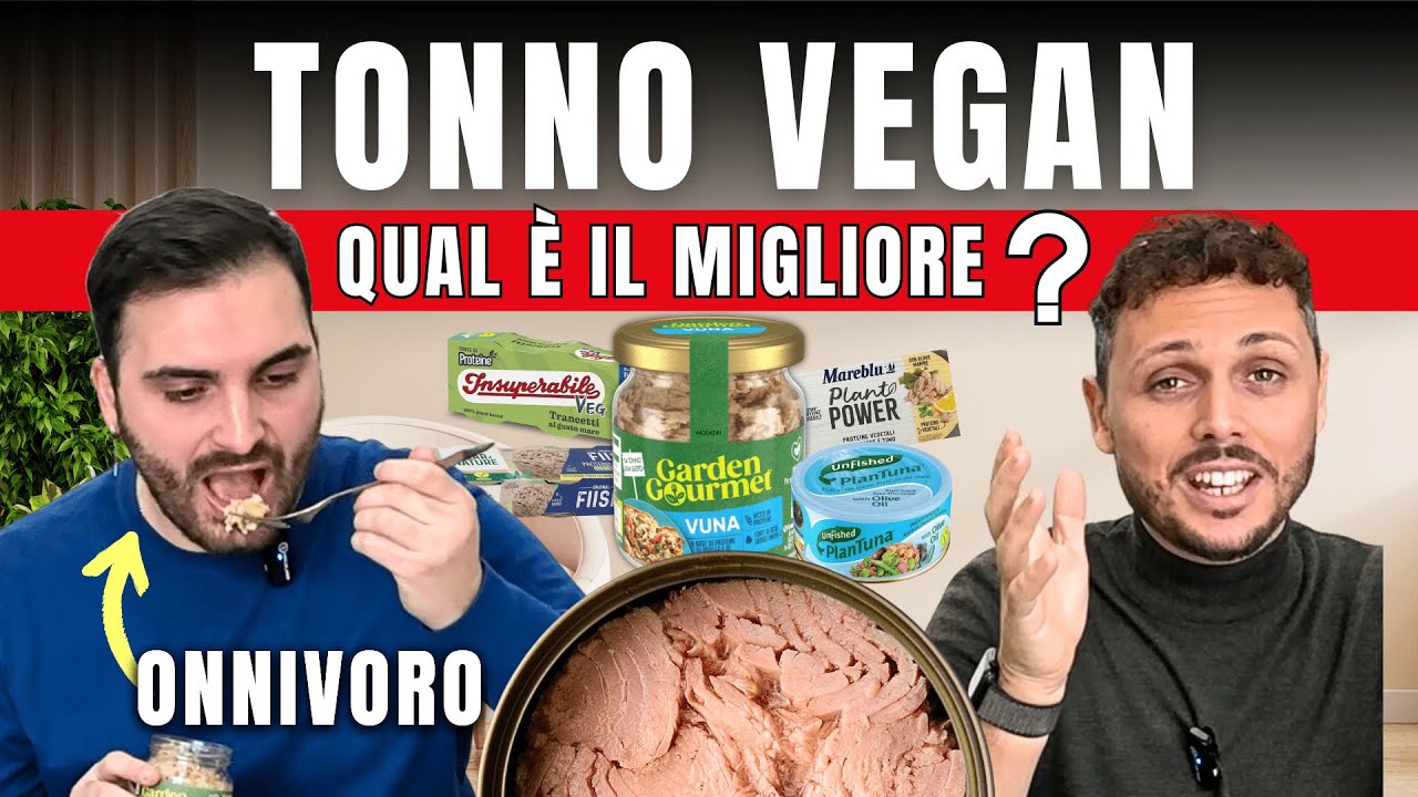 TONNI VEGANI: *QUAL È IL MIGLIORE?* Li assaggia mio FRATELLO ONNIVORO | Video di Giorgio Immesi