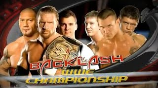 WWE||Backlash 2009 Official And Full Match