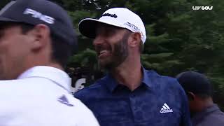 Celebrity Dustin Johnson wins LIV Golf Invitational Boston with an Eagle in a Playoff Profile