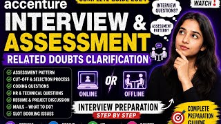 Accenture Interview 2026 | Assessment Pattern, Cut-Off, Online/Offline Interview & Preparation Guide