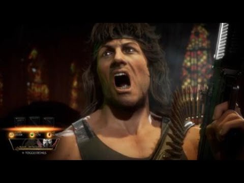 Rambo V1 Combos // Mortal Kombat 11 MK11 PS4