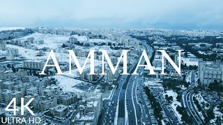 Amman , Jordan Snow 2023 | 4K ULTRA HD