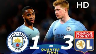 Highlights Manchester city vs Lione 1-3