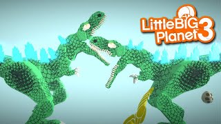 Littlebigplanet 3 - Another T-Rex Pee Battle Ps4 Gameplay