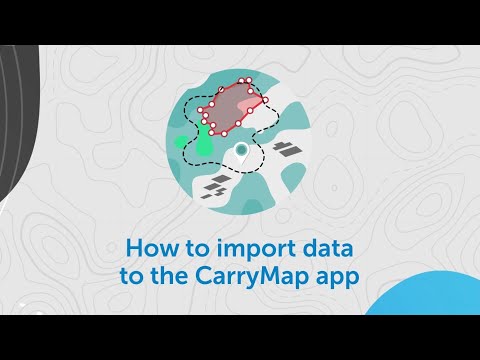 How to add data to the CarryMap app