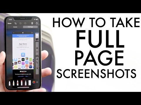 How To Take Full Page Screenshots On iOS 14!