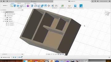 Fusion 360 : Creating Compartments in a box