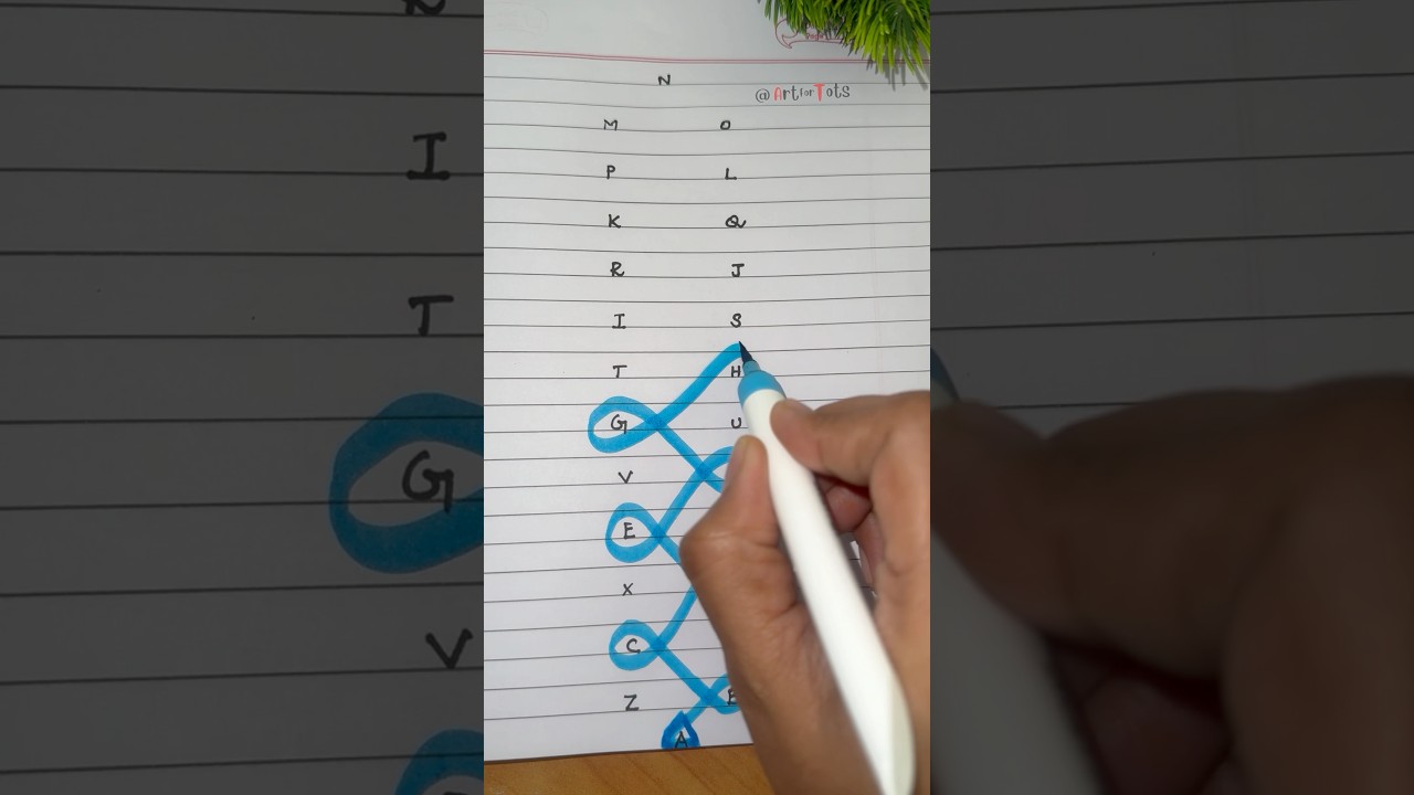 🦋Alphabet Drawing A-Z 