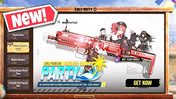 codm gf endless summer party event 2023 | get free skin