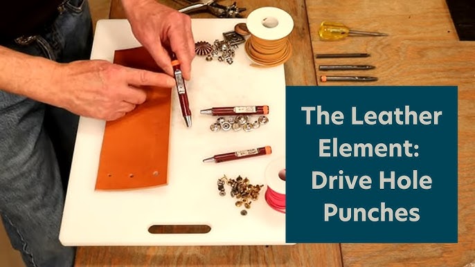 How to choose the best leather hole puncher - leather tool review