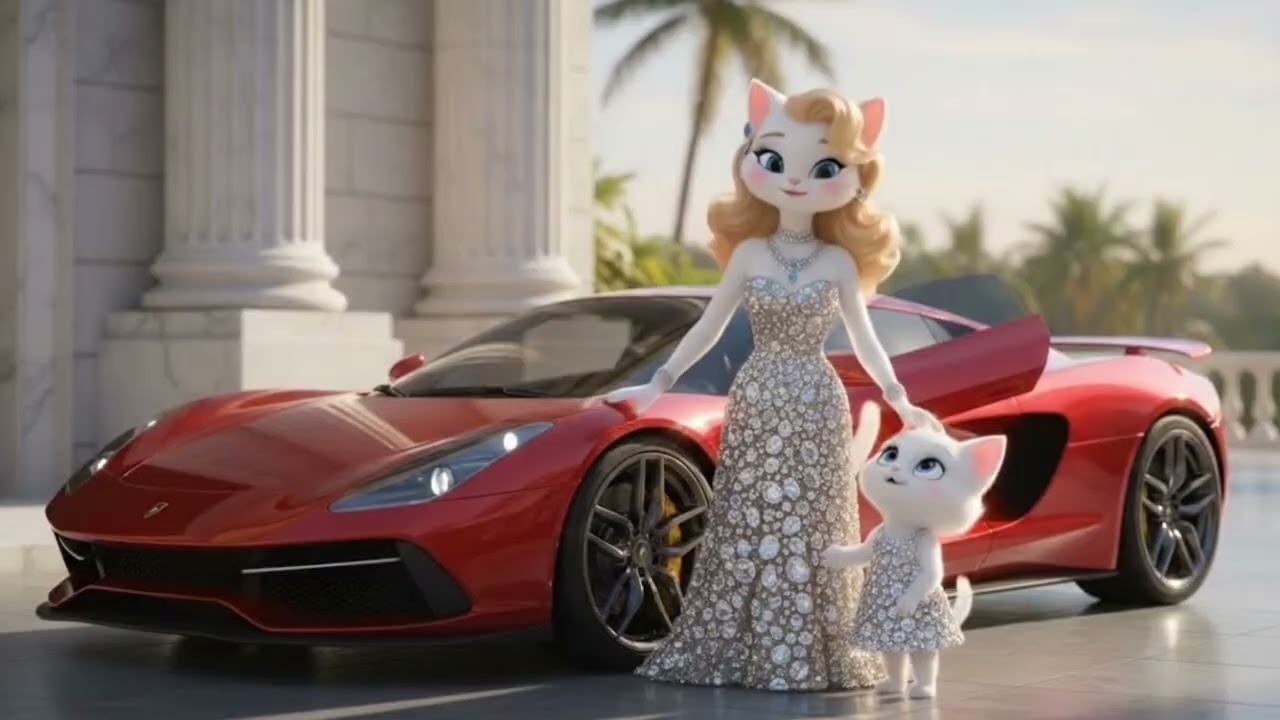 🐱 Cute Kitten Doing Makeup for the First Time | Meow Fashion #catstory, #cutekitten, #catlovers,