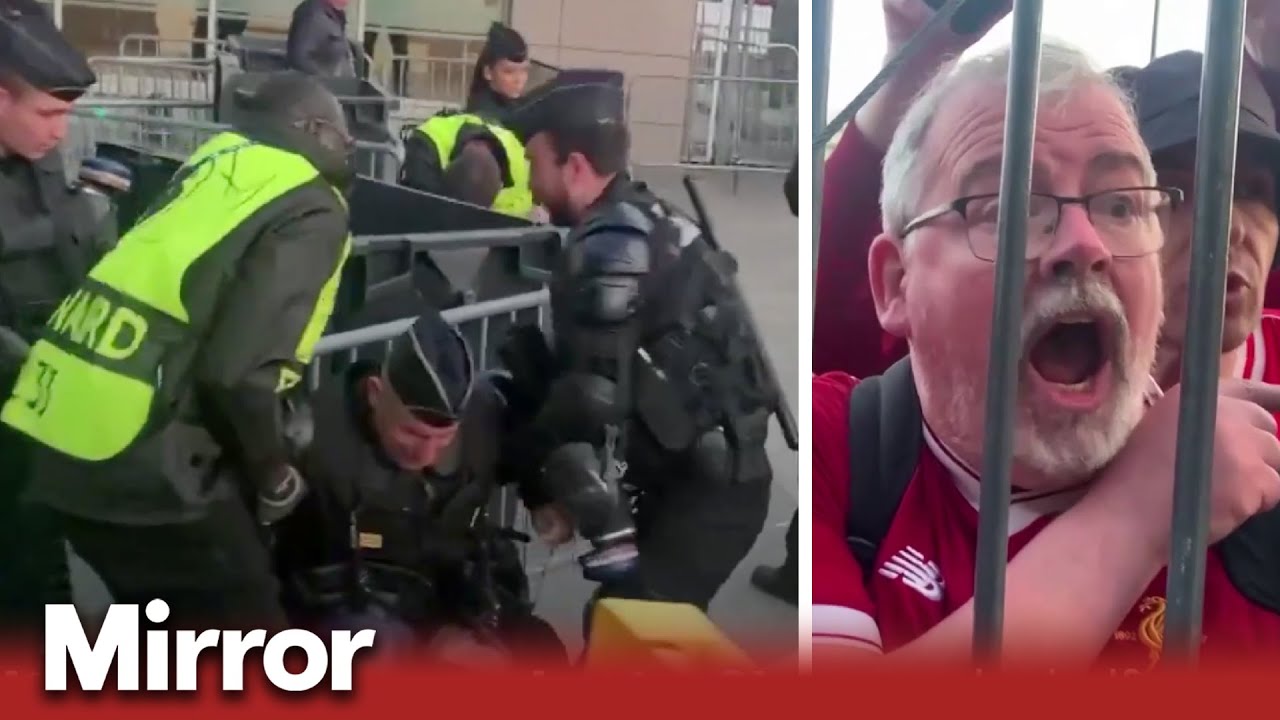 Tear gas sprayed outside stadium of Champions League final