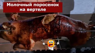 видео: МОЛОЧНЫЙ ПОРОСЕНОК НА ВЕРТЕЛЕ. Новогодний рецепт. Spanferkel am Spieß / Suckling pig on a spit. картинка: МОЛОЧНЫЙ ПОРОСЕНОК НА ВЕРТЕЛЕ. Новогодний рецепт. Spanferkel am Spieß / Suckling pig on a spit.