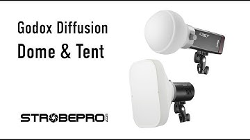 Godox ML-CD15 Dome and ML-CS1625 Tent Modifiers