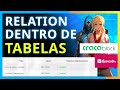 Como criar um relation dentro de uma tabela / Configurações detalhadas