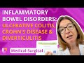 Ulcerative Colitis, Crohn's Disease, Diverticulitis - Medical-Surgical - Gastrointestinal System