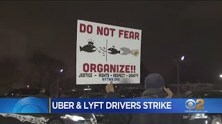 Uber, Lyft drivers prepare for 12hour strike at LGA