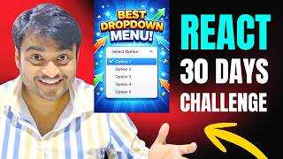 Day-17/30 Dropdown Menu in React || State Management || React NextJS Tutorial for Beginners in Hindi