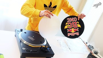 Technics 1210MK7R unboxing by DJ AJ1 (Red Bull BC One limited edition turntables)