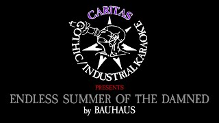 Bauhaus - Endless Summer of the Damned - Karaoke Instrumental w. Lyrics - Caritas Goth Karaoke