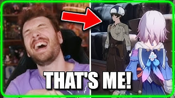 CdawgVA reacts to his own voice in Honkai: Star Rail