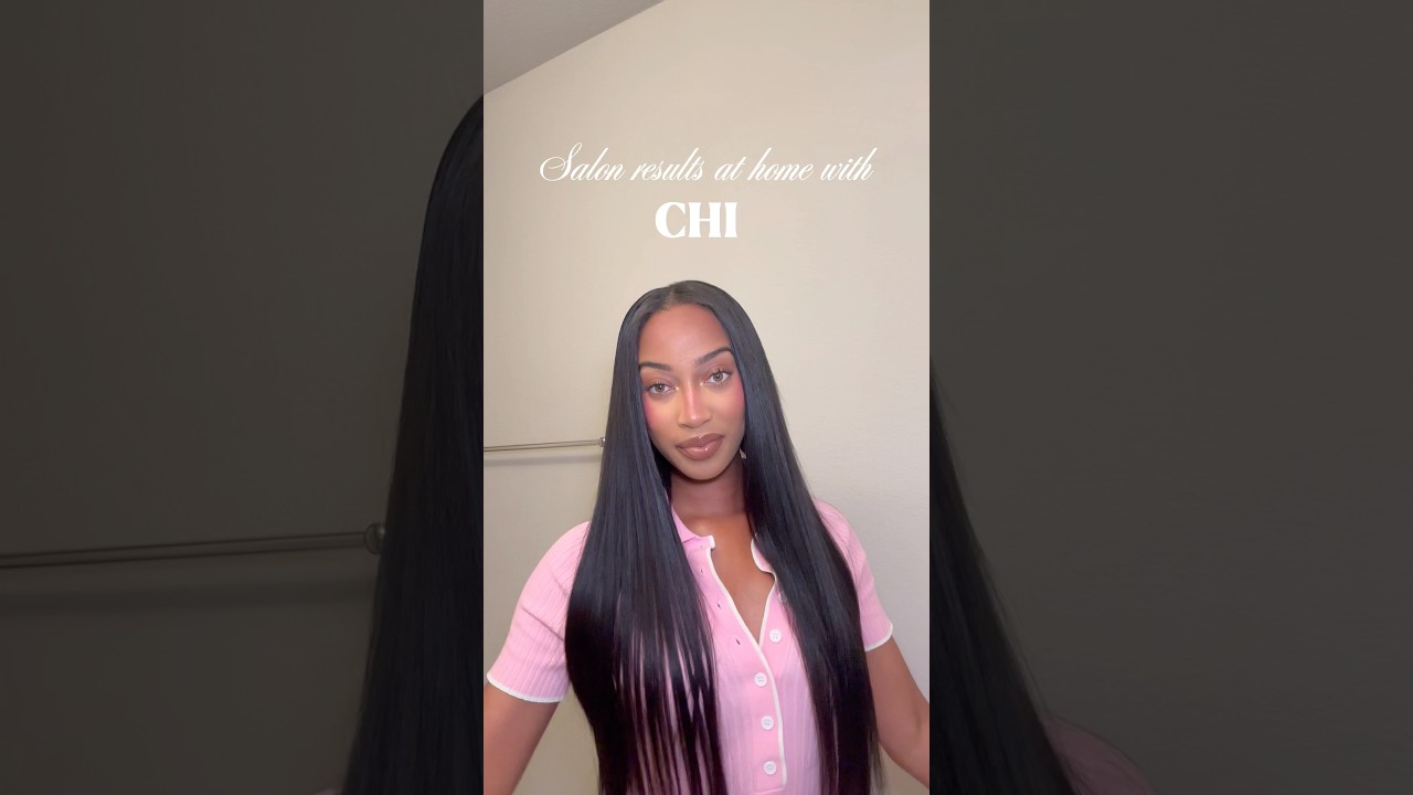 Salon Results At Home With CHI | New Flat Iron Results