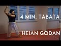 HEIAN GODAN / 4 min. TABATA karate workout - real time training - TEAM KI