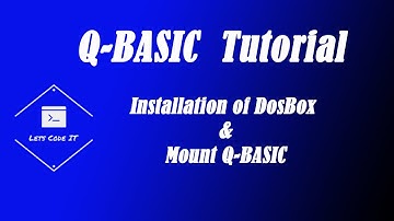 QBASIC in Nepali -1: How to Install Dosbox and mount QBasic
