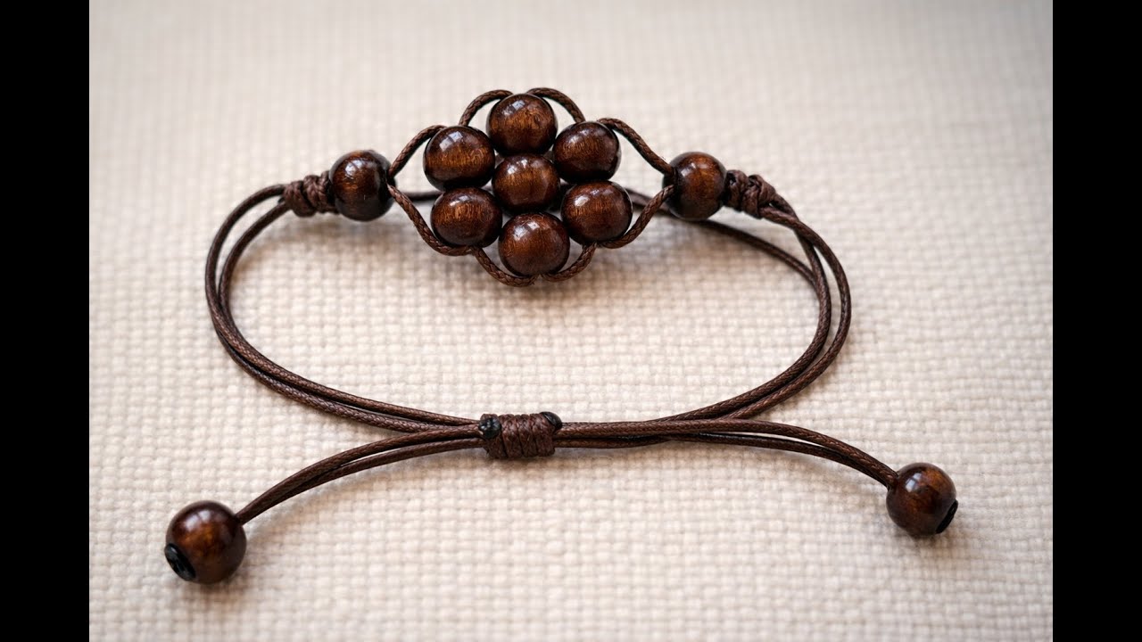 Easy & Quick🔺️Bracelet in 10 Minutes✨️Women's and men's bracelets with thread and beads