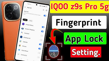 Iqoo z9s Pro 5g me fingerprint app lock setting // how to app lock fingerprint in iqoo z9s Pro 5g me