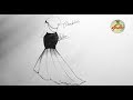 How to draw a Fancy Dress drawing step by step Fashion Design 2018 - S Pollen How to draw a Fancy Dress drawing step by step Fashion Design 2018 - S Pollen