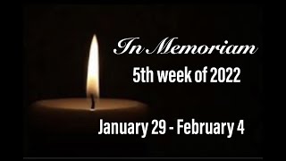 In Memoriam: Notable Deaths Week of Jan 29 -Feb 4 Net Worth