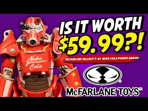 McFarlane Toys Fallout 3 Remastered Nuka Cola Power Armor Comparrison