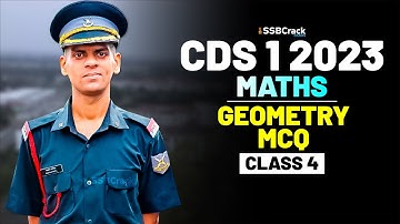 CDS 1 2023 Exam Mathematics 100 Days Crash Course - Geometry - Class 4