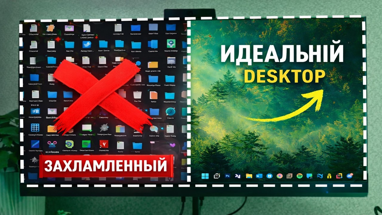 КРАСИВЫЙ и УДОБНЫЙ РАБОЧИЙ СТОЛ | WINDOWS 11 | 2026