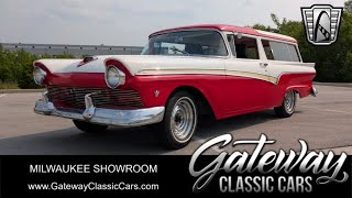 1957 Ford Ranch Wagon, For Sale, 1653 MWK, Gateway Classic Cars Milwaukee Showroom
