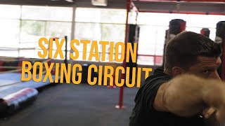 6 STATION BOXING FITNESS CIRCUIT! Endurance Workout