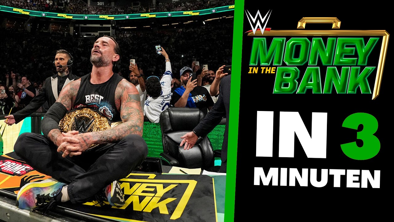WWE Money in the Bank in 3 Minuten PUNK kostet MCINTYRE den Koffer! CENA Announcement! 06.07.