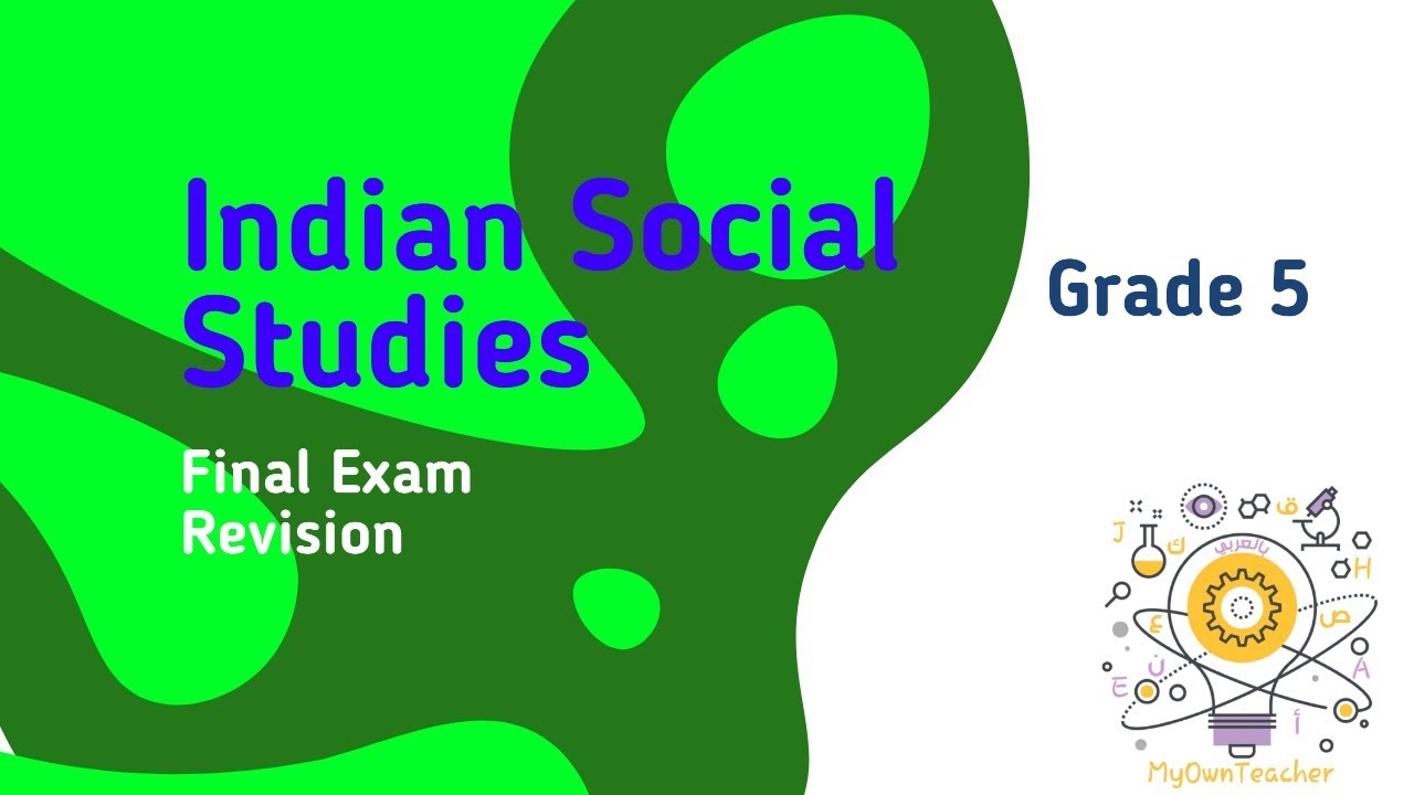 Indian Social Studies Grade 5 Final Exam Revision YouTube